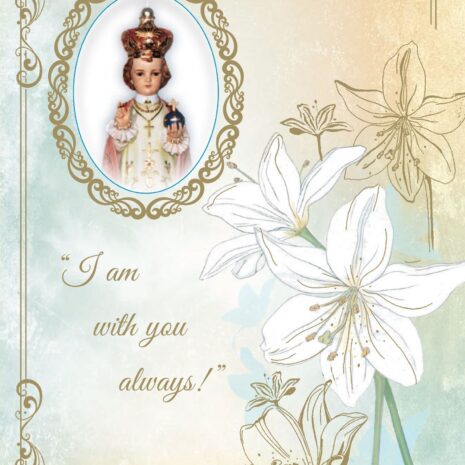 Infant of Prague Deceased Mass Enrollment Card #696