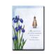 Easter Blessings Card with Blue Iris and IP Image