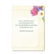 Easter Greetings Card with Flowers and Writings