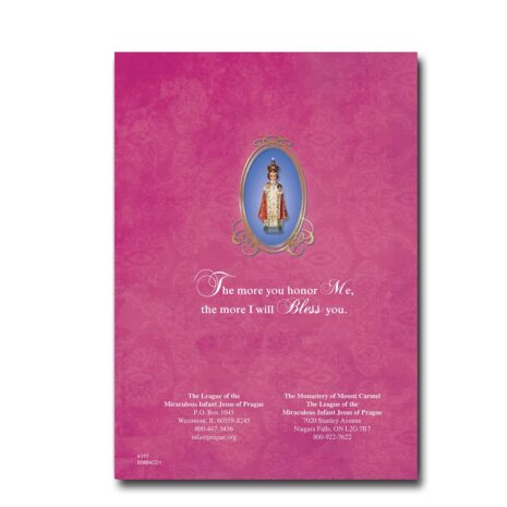 Birthday Blessings Card Back Cover with IP Image