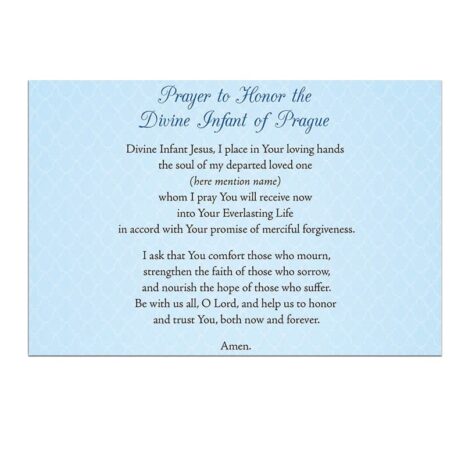 IP Memorial mass card page 2 "In Memory" #697