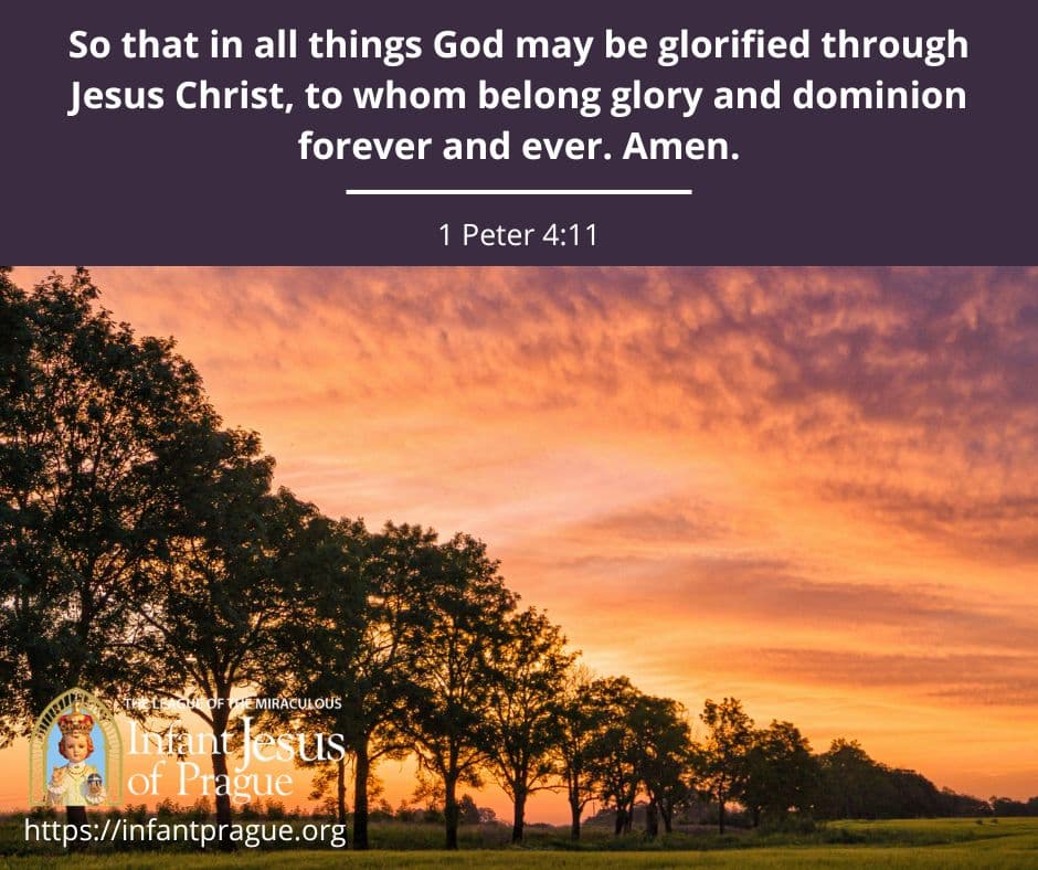 Infant of Prague Daily Scripture