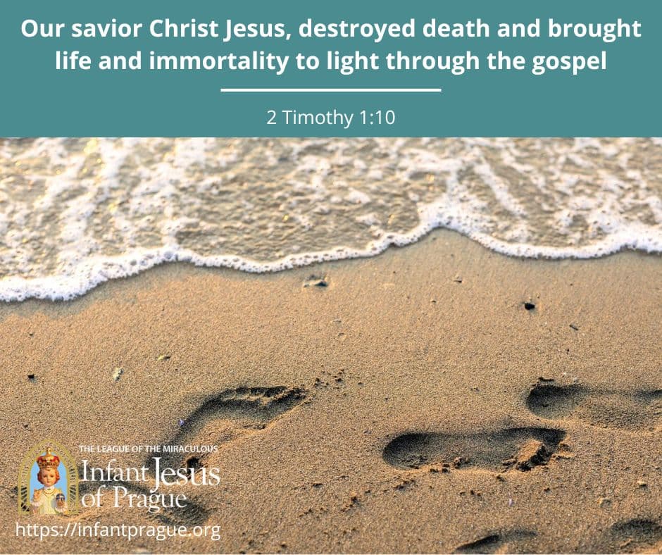 Footprint in sand with water reaching the shoreline