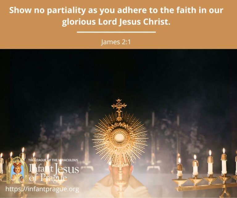 Gold monstrance surrounded by incense smoke and candles