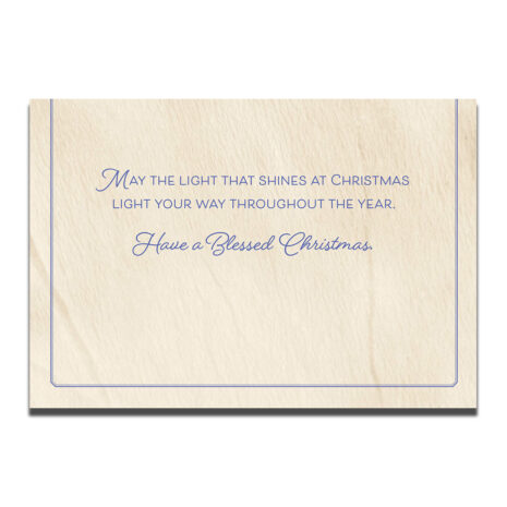 #247 Page 2 Message: May the light that shines at Christmas light your way throughout the year.