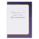 Message on card: Wishing you peace to last throughout the year. Merry Christmas!
