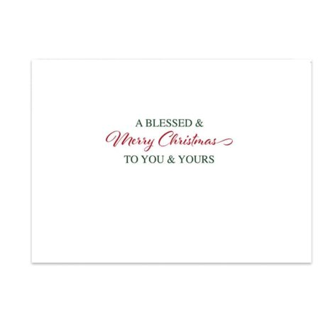 #244 Ornaments Christmas Card Page3 Blessed Christmas Message #244