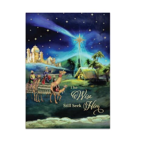 #247 Wisemen Christmas Card Front Front of Wisemen Card #247